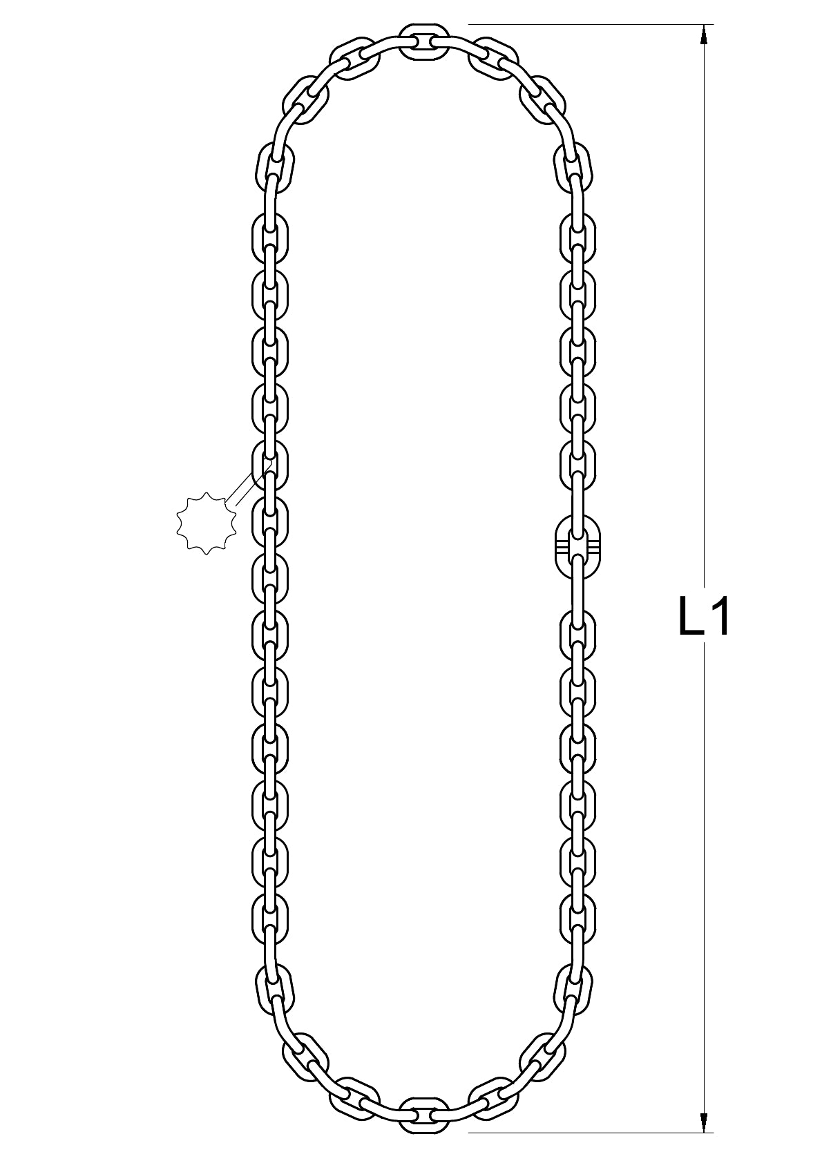 G80 Closed Circumference Chain Sling (Ø 5–45mm)