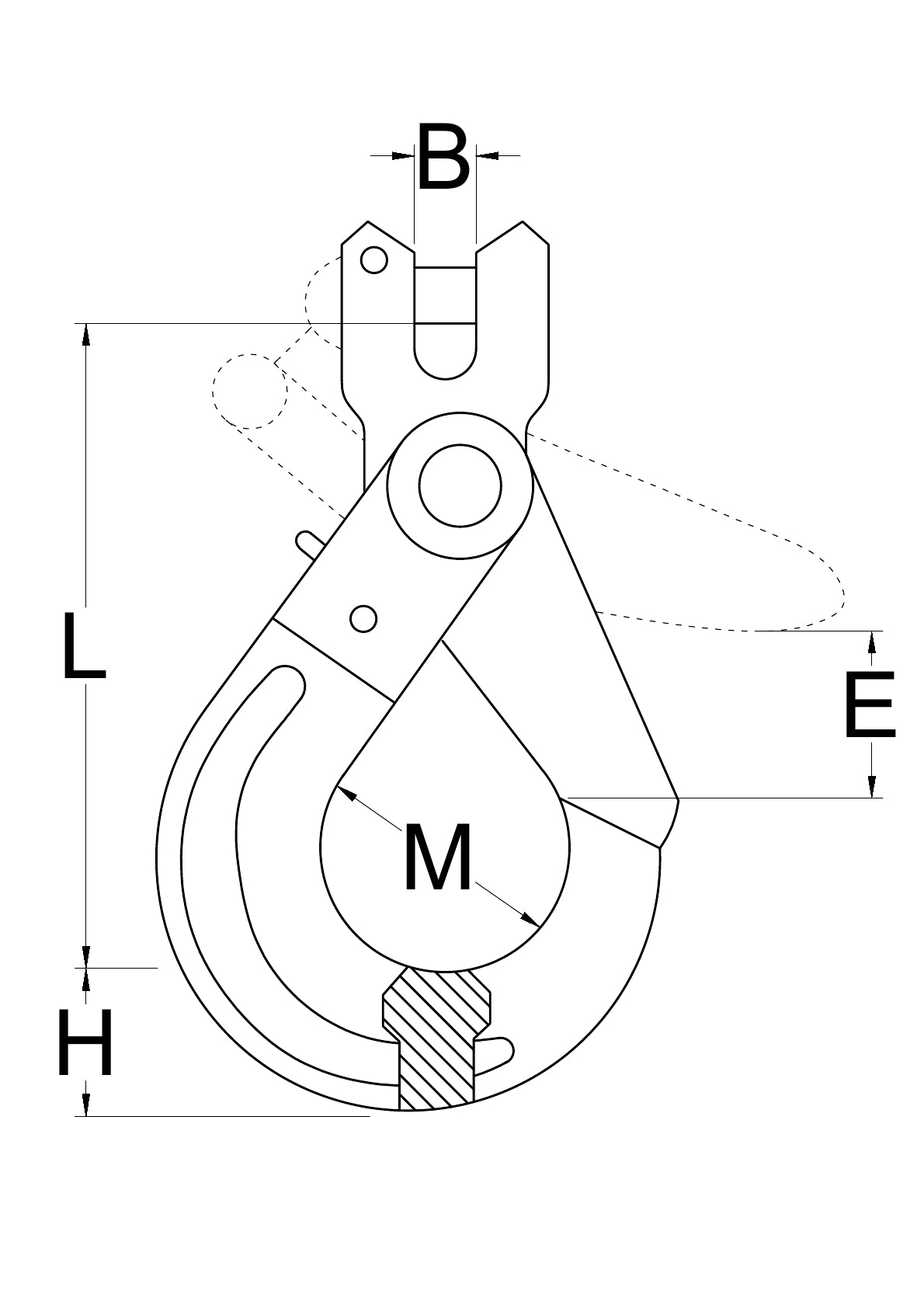 G80 Safety Hook – Fork Type